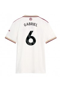 Arsenal Gabriel Magalhaes #6 Voetbaltruitje 3e tenue Dames 2025-26 Korte Mouw